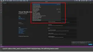 How to install and run VS code from mac command line using code DOT (code .) shell command