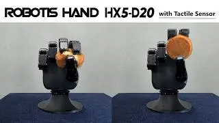 ROBOTIS HAND #2: HX5-D20 Grasping with Tactile Sensor Feedback – Smarter Touch, Better Grasp