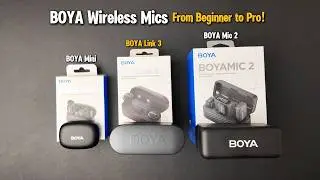 I Reviewed (BOYA Mini vs BOYA Link 3 vs BOYA Mic 2) 2025 – Beginner to Pro! Watch Before You Buy