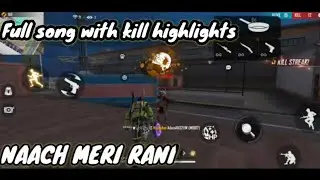 MONTAGE Video with song nach mera rani ||ff highlights ||p.p technical gamer