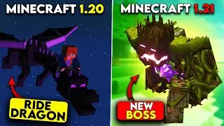 New BOSS? Riding Dragon! in Minecraft 1.20 & 1.21- Minecraft is Going to Change Forever After 1.20