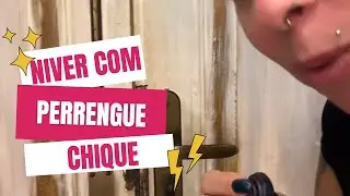 Niver de casamento com perrengue chique