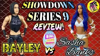 WWE Showdown Sasha Banks vs. Bayley: WWE Wrestling Figure Review