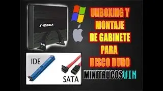 Unboxing y Montaje de Gabinete X-Media para discos duros IDE/SATA | MINITRUCOSWIN