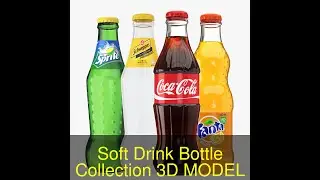 3D Model of Soft Drink Bottle Collection Review
