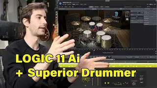 Superior Drummer 3 + Logic Pro 11 Ai Session player setup