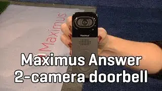 Maximus packs two cameras in the Answer doorbell, so you can watch your porch
