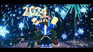 С Новым 2024 годом! Поздравление с Новым Годом | майнкрафт 2023-2024