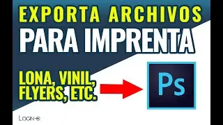 How to export your files for printing on canvas, vinyl, flyers in Photoshop