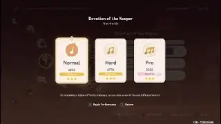 (Canorus) Devotion of the Keeper - Genshin Impact, Pro difficulty