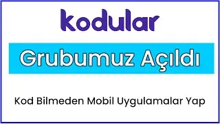 Kodular.io Yardım Grubumuz Açıldı | Soru-Cevap | Eklentiler | Kodular Uygulama Yapma