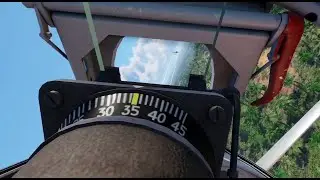Як-23 против Vampire FB 52A в War Thunder, VR. Симуляторный режим.