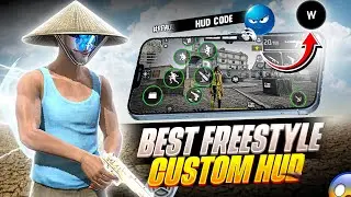 TOP 5 !! BEST 3 FINGER CUSTOM HUD CODE🌪️⚙️| 3 FINGER FREESTYLE CUSTOM HUD IN FREE FIRE !💀