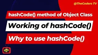 #3 java.lang package Object Class to String method | hashCode method in Java | TheCoders TV | 