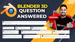 Blender 3D Question Answered - हिंदी में blender Hindi course -#blender3D # #BlenderHindi #Withme