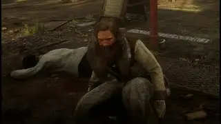 White Bison attacks innocent civilian in front of a police officer