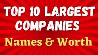 Largest Companies | TOP 10 Companies by  Market Capitalization | Most Valuable Companies