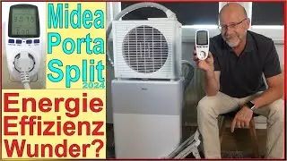 Midea PortaSplit 2024 - Stromverbrauch messen & optimieren - mobile Klimaanlage ohne Abluftschlauch