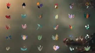 Cartoon Flowers Liquid Motion