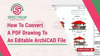 How To Convert A PDF Drawing To An Editable ArchiCAD File
