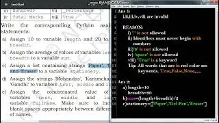 Computer Science with Python Class 11 NCERT Solutions Chapter 5 Questions 1 to 5 