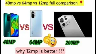 12MP VS 48MP VS64 MP| WHICH ONE IS BEST |MOBILE PIXELS COMPARISON |WHY IPHONE CAMERA IS BETTER?