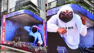 Trippy Balenciaga x Fortnite Billboard Spotted in Times Square