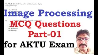 Image Processing MCQ Questions part 1 AKTU
