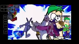 Mugen Team Bernard BEAR VS Team Courage From Frostydonutrabbitgirl Go To Hell