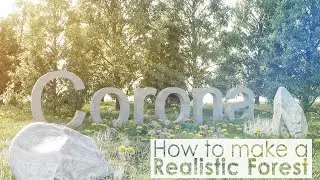 Making a Realistic 3D Forest with an easy way | Forest Pro, itoo | 3ds Max