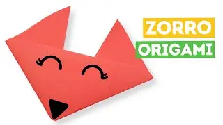 🦊 How to make an easy paper fox - Very easy origami