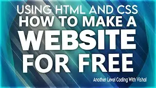 Create a first website Using Html and CSS for Beginners  (No Voice only Coding)