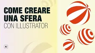 How to create SPHERICAL OBJECTS in 3D with Adobe Illustrator