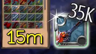 CHEAP 35k cursed staff build is printing millions! - albion online