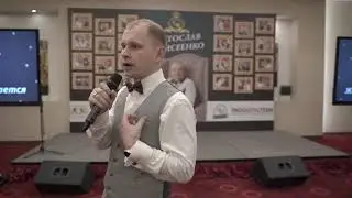 Выступление директора фонда на благотворительном ужине 