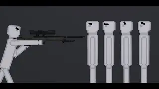 How Many Humans To Stop A Bullet? (People Playground)