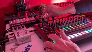 Electro jam by night | Typhon , TR8S, Volca bass & FM2