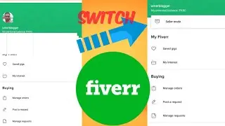 Switching Seller and Buyer option not present in fiverr Solved - Fiverr App Review