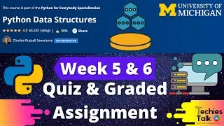 Coursera Python Data Structures WEEK 5 & 6 Quiz Answers | by University of Michigan