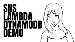 How to Amazon SNS, Lambda, DynamoDb Demo