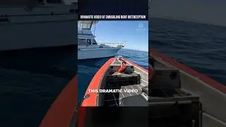 Dramatic Video Shows Moment Smuggler Boat is Intercepted