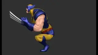 Estudo Zbrush - Wolverine Pose 2