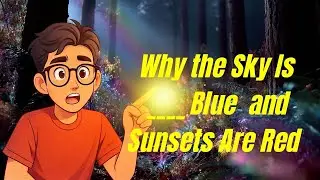 Why the Sky Is Blue and Sunsets Are Red 🌈 — The Magic of Light Explained Like You’re 5