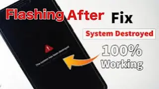 redmi 9 power the system has been destroyed
