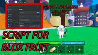 Script for blox fruit Auto farm/Boss/Shark/Mastery/Chest and more MOBILE 2024