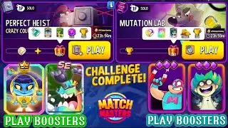 2 Solo/Crazy Columns+Bombs Away Perfect Heist 4250 Score/ Mutation Lab 300 DNA 🧬