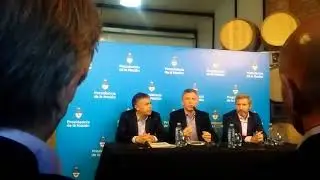 Mauricio Macri conferencia de prensa Luján