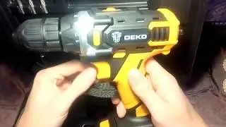 Шуруповерт Deko Sharker 20V с Китая