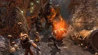 Overlord Raising hell : Как в одиночку убить 5 каменных гигантов на арене