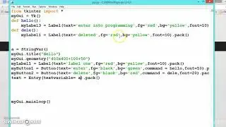 Adding Text Boxes To GUI | Pyhton
